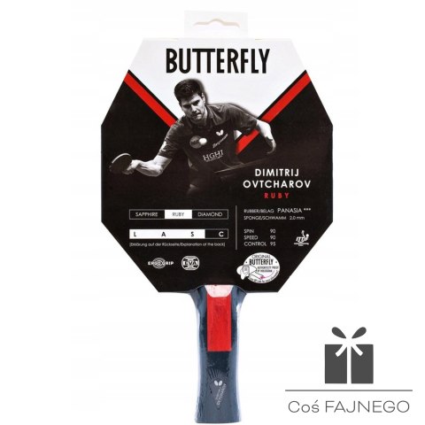 Rakietka do p-ponga Butterfly Ovtcharov Ruby