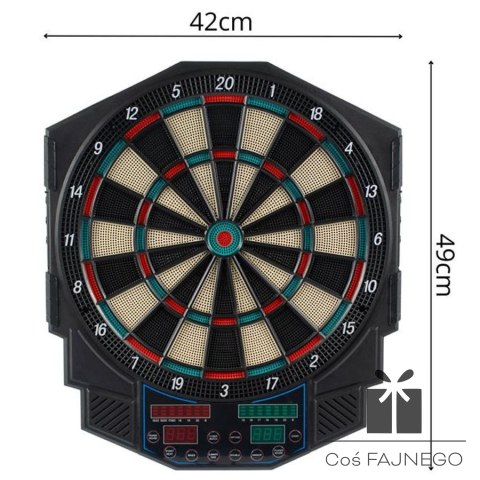 Tarcza Dart elektroniczna Enero PRO zasilacz 4 liczniki