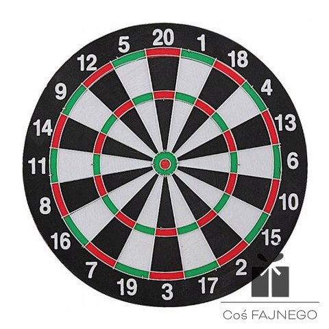 Tarcza dart sizalowa 30 cm + 4 rzutek