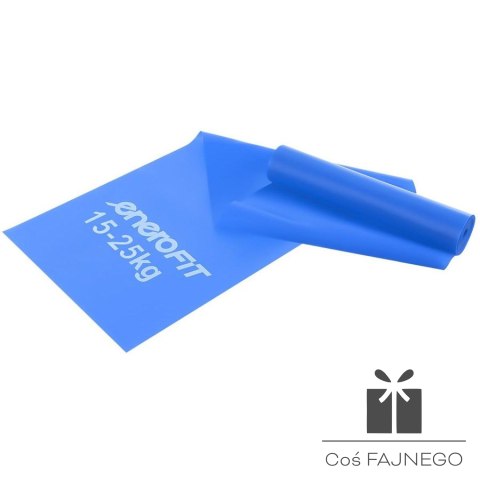 Taśma do aerobiku Enero 2000x150x0,55mm 15-25kg niebieska