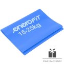 Taśma do aerobiku Enero 2000x150x0,55mm 15-25kg niebieska