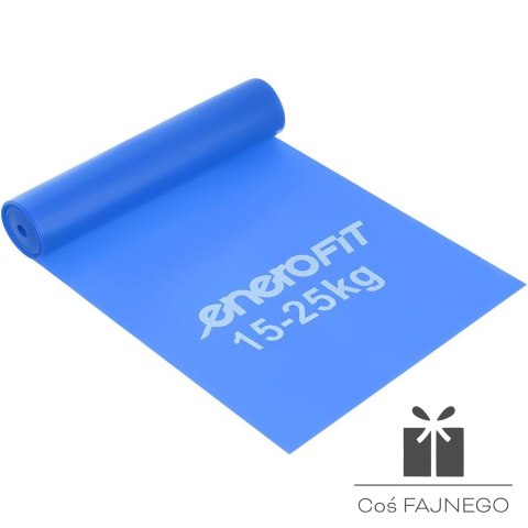 Taśma do aerobiku Enero 2000x150x0,55mm 15-25kg niebieska