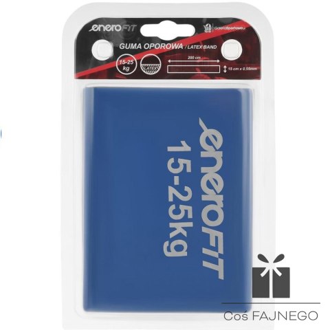 Taśma do aerobiku Enero 2000x150x0,55mm 15-25kg niebieska