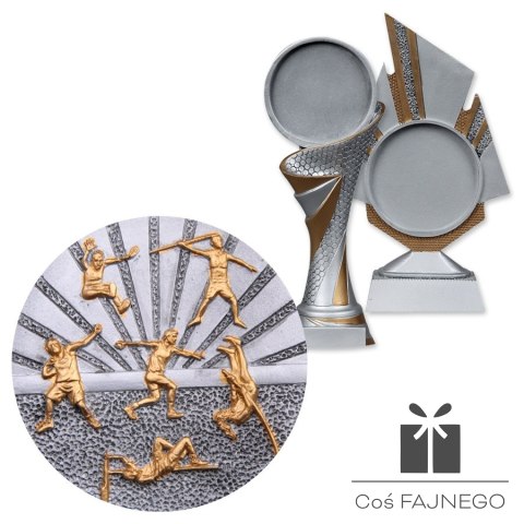 Emblemat płaskorzeźba lekkoatletyka 70mm FG055