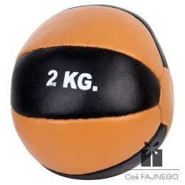Piłka lekarska skórzana 2 kg