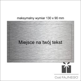 Tabliczka na podkład mała