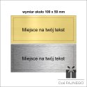 Tabliczka na puchar-statuetkę duża