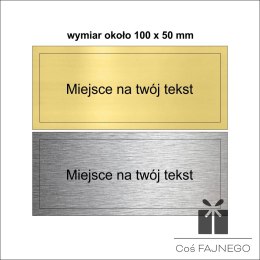 Tabliczka na puchar-statuetkę duża