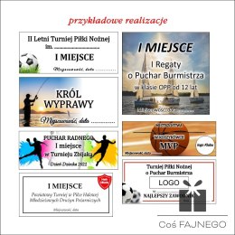Tabliczka na puchar-statuetkę mała