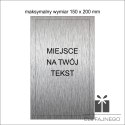 Tabliczka na szkło duża