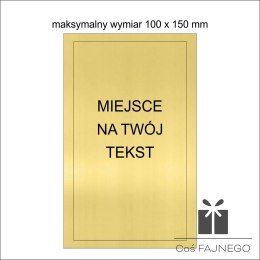 Tabliczka na szkło mała