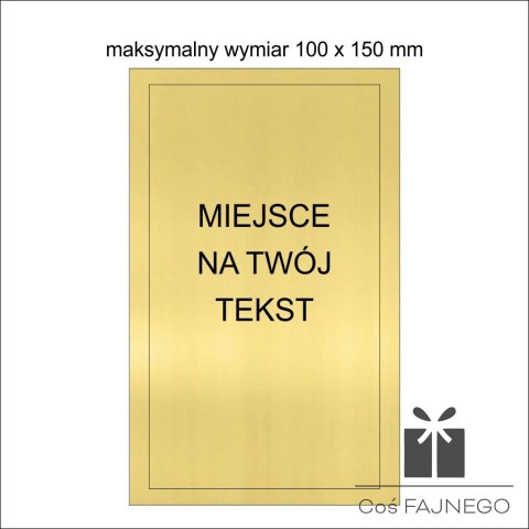 Tabliczka na szkło mała