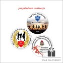 Tabliczka z grawerem - emblemat 25 mm na medal