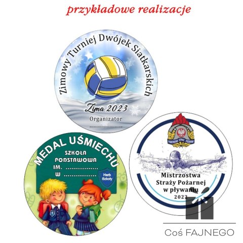 Tabliczka z grawerem - emblemat 90 mm
