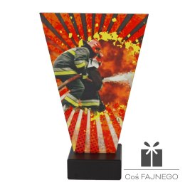 Trofeum szklane strażactwo