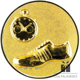 Emblemat samoprzylepny / Bieganie / Złoty / 25 mm