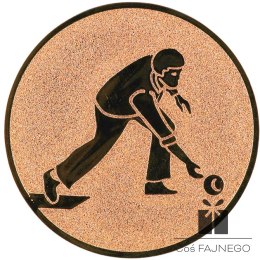Emblemat samoprzylepny / Bule / Brązowy / 25 mm