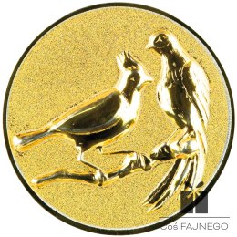 Emblemat samoprzylepny / Gołębiarstwo / Złoty / 25 mm