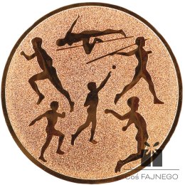 Emblemat samoprzylepny / Lekkoatletyka / Brązowy / 25 mm