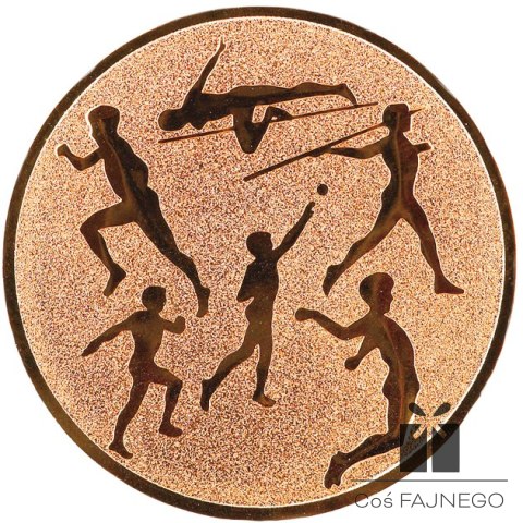 Emblemat samoprzylepny / Lekkoatletyka / Brązowy / 25 mm