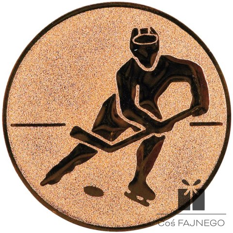 Emblemat samoprzylepny / Łyżwiarstwo / Brązowy / 50 mm