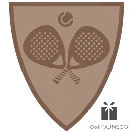 Emblemat samoprzylepny / Paddle / Brązowy / 40x45 mm