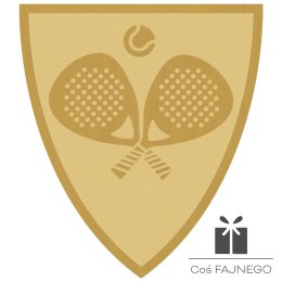 Emblemat samoprzylepny / Paddle / Złoty / 40x45 mm