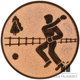 Emblemat samoprzylepny / Piłka / Brązowy / 25 mm