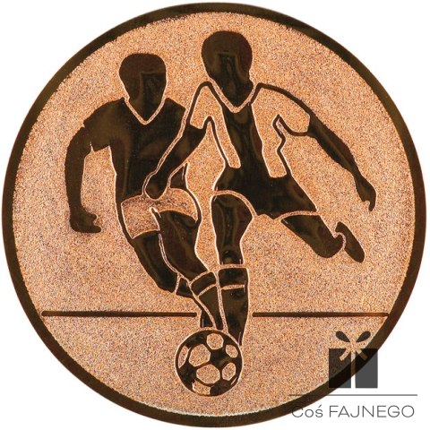 Emblemat samoprzylepny / Piłka nożna mężczyźni / Brązowy / 50 mm