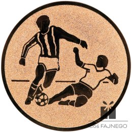 Emblemat samoprzylepny / Piłka nożna mężczyźni / Brązowy / 50 mm