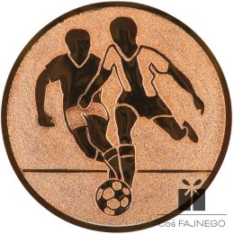 Emblemat samoprzylepny / Piłka nożna mężczyźni / Brązowy / 50 mm