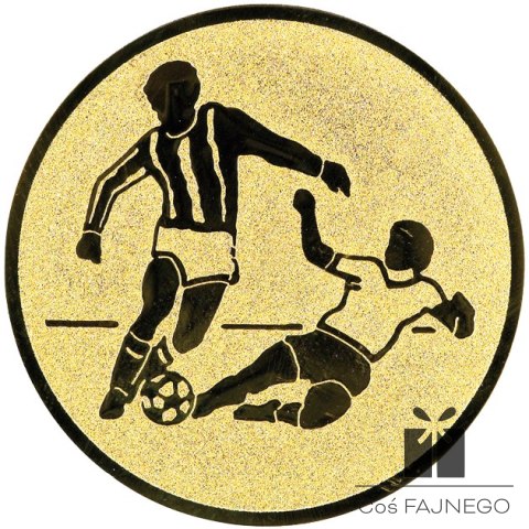 Emblemat samoprzylepny / Piłka nożna mężczyźni / Złoty / 50 mm