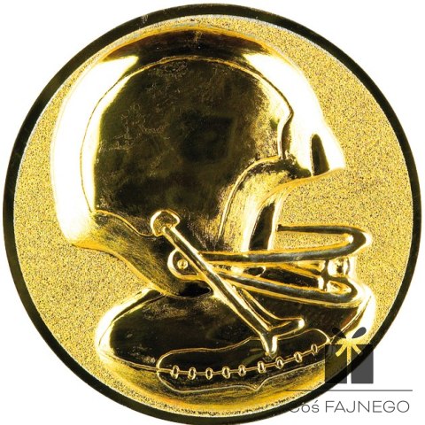 Emblemat samoprzylepny / Rugby / Złoty / 25 mm