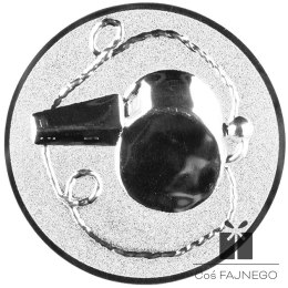 Emblemat samoprzylepny / Sędzia / Srebrny / 25 mm
