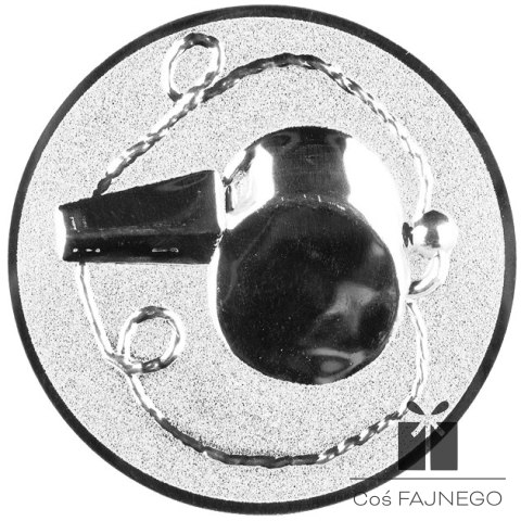 Emblemat samoprzylepny / Sędzia / Srebrny / 25 mm