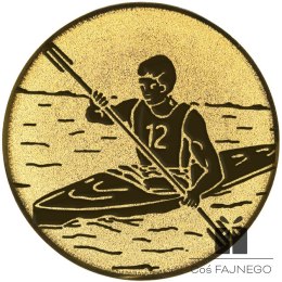 Emblemat samoprzylepny / Sporty wodne / Złoty / 25 mm