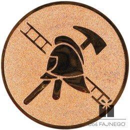 Emblemat samoprzylepny / Strażactwo / Brązowy / 50 mm