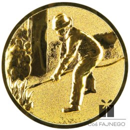 Emblemat samoprzylepny / Strażactwo / Złoty / 25 mm