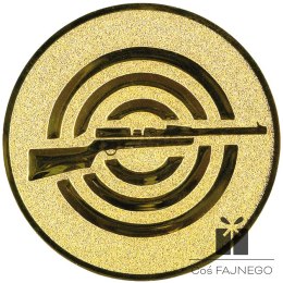 Emblemat samoprzylepny / Strzelectwo / Złoty / 50 mm