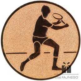 Emblemat samoprzylepny / Tenis / Brązowy / 50 mm