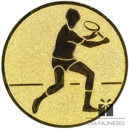 Emblemat samoprzylepny / Tenis / Złoty / 25 mm