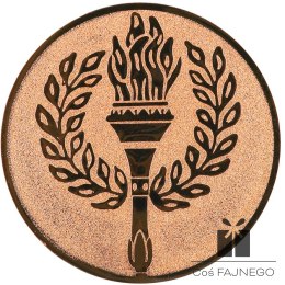 Emblemat samoprzylepny / Uniwersalny / Brązowy / 25 mm