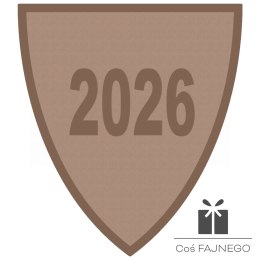 Emblemat samoprzylepny / Uniwersalny / Brązowy / 40x45 mm