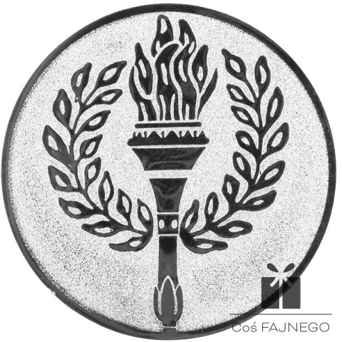 Emblemat samoprzylepny / Uniwersalny / Srebrny / 25 mm