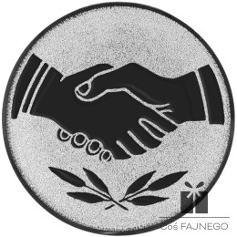 Emblemat samoprzylepny / Uniwersalny / Srebrny / 25 mm