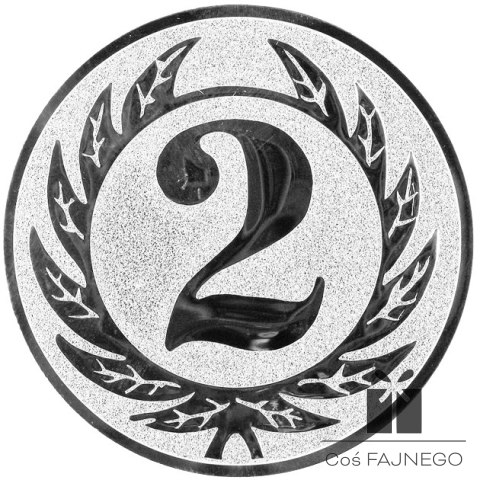 Emblemat samoprzylepny / Uniwersalny / Srebrny / 25 mm