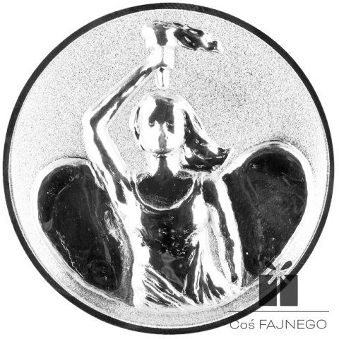 Emblemat samoprzylepny / Uniwersalny / Srebrny / 25 mm