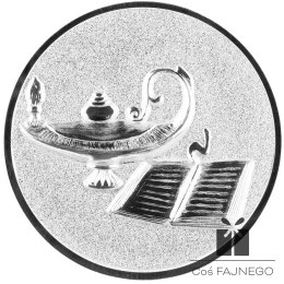 Emblemat samoprzylepny / Uniwersalny / Srebrny / 25 mm