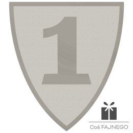 Emblemat samoprzylepny / Uniwersalny / Srebrny / 40x45 mm