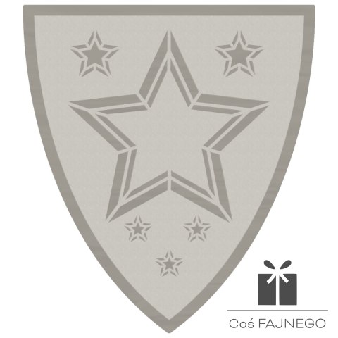 Emblemat samoprzylepny / Uniwersalny / Srebrny / 40x45 mm